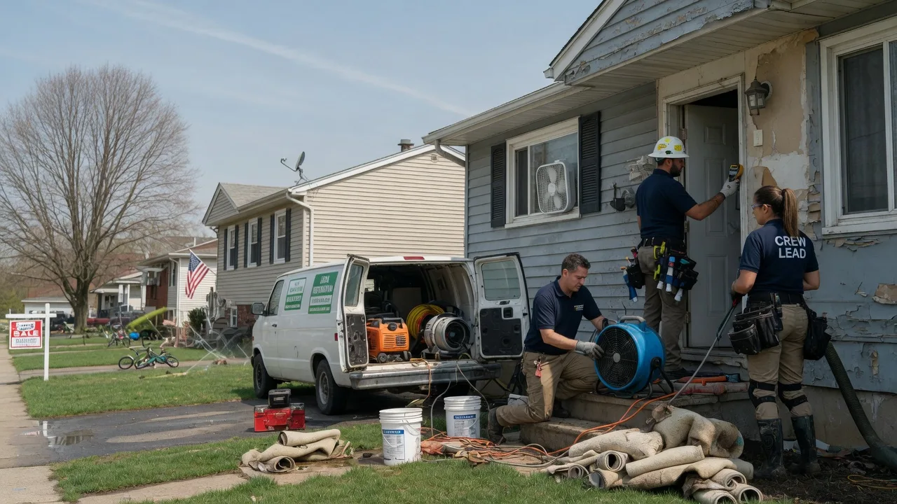 Flood Cleanup in Crystal Spring, PA near me